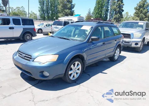 2006 Subaru Outback 2.5I from USA, damaged, VIN 4S4BP61C767354903